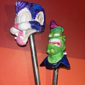 Kustom Kulture Inspired Rod Shifters (2) DECOR for Collectors Painted/DecorUsed